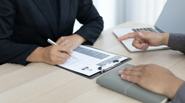 Job interview and job application